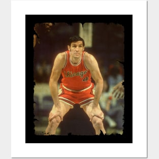 Jerry Sloan - Vintage Design Of Basketball Posters and Art